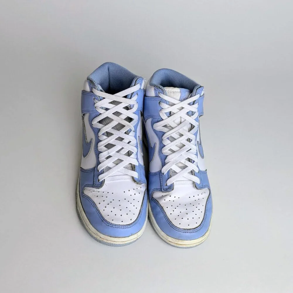 Nike Dunk High Aluminium University Light Blue Woman size :6.5